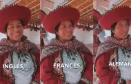 "Orgullo peruano": Mujer tejedora cusquea habla cinco idiomas y es una sensacin en TikTok