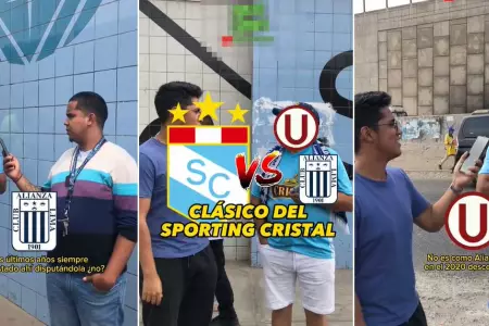 Hinchas dicen si Sporting Cristal tiene clsico rival.