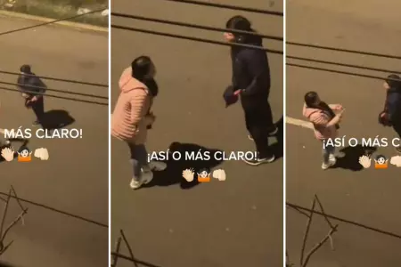 Mujer enfrentar a su pareja y le deja en claro que no piensa mantenerlo.