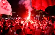 (VIDEO) Per vs. Brasil: Hinchas de la seleccin peruana se agarran a golpes en pleno banderazo