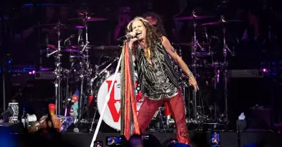 Aerosmith reprogram su gira ante problemas de voz de Steven Tyler.