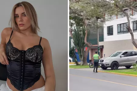 Fiorella Retiz denuncia que un auto la siguió hasta su casa.