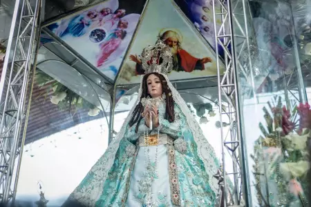 La "Mamita" regresa a Otuzco tras 4 das de ser adorada por cientos de fieles tr