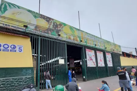 Mercado Mayorista de Frutas N.º 2 en La Victoria.