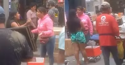 Mujer enfrenta a amante de su esposo