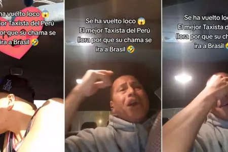 Taxista peruano llora por perder el amor de su novia venezolana.