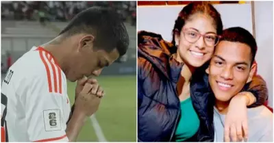 Joao Grimaldo y el mensaje de su novia tras su debut con la seleccin peruana