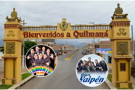 Quilmaná celebra su 79 aniversario junto a Los Hermanos Yaipén, Armonía 10 y más