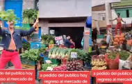¡Insólito! Freddie Mercury peruano dejó los micrófonos y ahora vende verduras en el mercado Caquetá