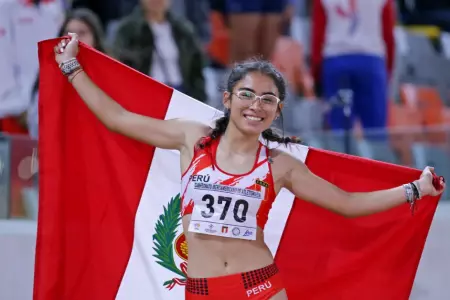 Atleta peruana, Cayetana Chirinos.