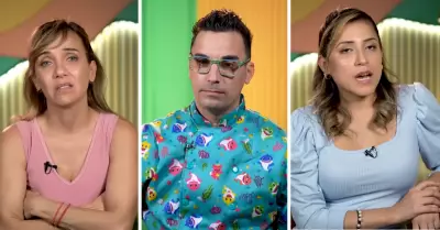 Milene Vzquez, Santi Lesmes y Ftima Aguilar en 'El Gran Chef Famosos'.