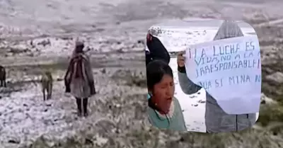Comunidades en Huancavelica afectadas por accionar de minera Corihuarmi.