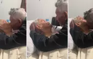 El ltimo adis! Abuelito se despide entre lgrimas de su esposa en su lecho de muerte