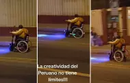 "Ni Toretto se atrevi a tanto": Hombre acondiciona un scooter elctrico a su silla de ruedas