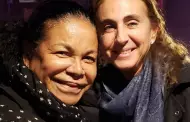 Ms unidas que nunca! Eva Aylln y Natalia Mlaga se lucieron juntas en una salsoteca de La Victoria