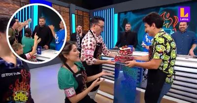 Javier Masías y su peculiar reacción por su cumpleaños en 'El Gran Chef Famosos'