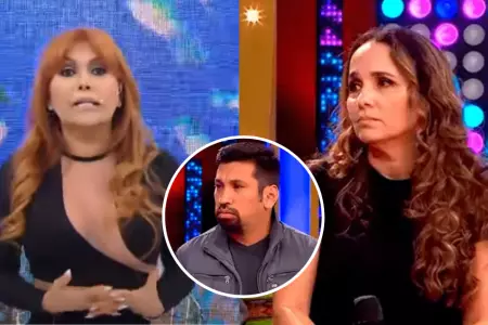 Magaly Medina arremete contra rika Villalobos durante su programa.