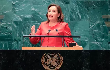 Dina Boluarte, presidenta de la Rep�blica.