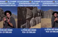 (Video) Qued enamorado! Ecuatoriano visita Cusco y queda maravillado con las construcciones incas en Sacsayhuamn