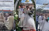 "Que sus cosmos sean eternos": Novia celebra su boda con msica de 'Los caballeros del Zodiaco'