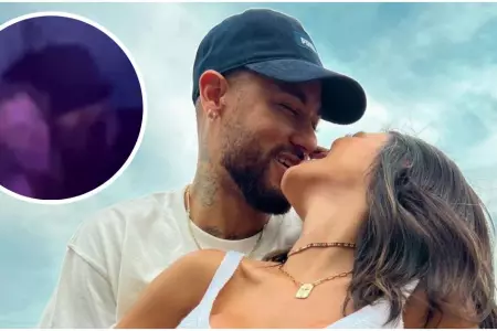 Ampayan a Neymar con dos mujeres a un mes de su paternidad