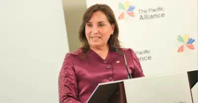 Dina Boluarte, presidenta de la Repblica.