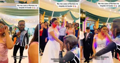 'Romeo' impidi boda en Piura y la novia qued sorprendida.