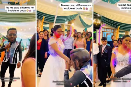 'Romeo' impidi boda en Piura y la novia qued sorprendida.