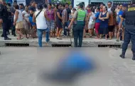 (VIDEO) Séptimo ataque sicarial en Iquitos: Hombre es asesinado de un disparo en la cabeza por presunta deuda