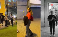 (Video) ¡Con sus flores amarillas! Tiktoker entrega obsequio a mujeres en la calle y queda sorprendido con sus reacciones