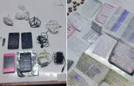 Operativo en penal Castro Castro: Incautan celulares y manuscritos con números usados para presunta extorsión