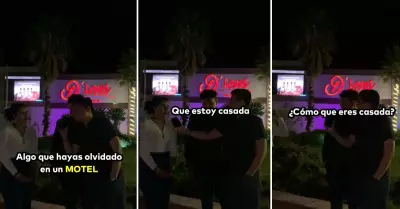 Mujer confiesa que se olvida que es casada cuando ve un motel.