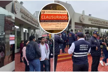 Universidad San Martín de Porres es clausurada por infringir normas municipales