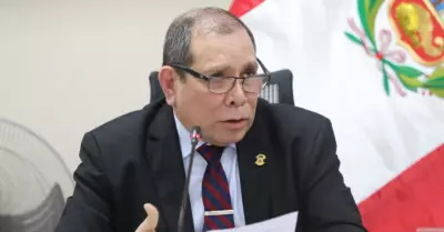 Javier Arévalo, presidente del Poder Judicial.