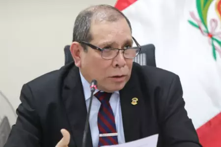 Javier Arvalo, presidente del Poder Judicial.