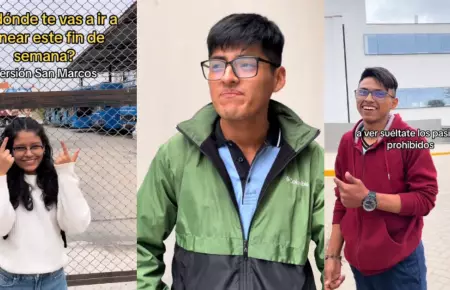Tiktoker pregunta a sanmarquinos dnde tonean el fin de semana.