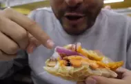 Mexicano prueba pan con chicharrón peruano y pide imitar la receta en su país: "El mejor de todos"