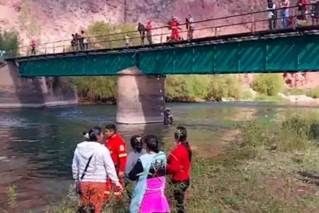 Escolar muere en Cusco tras caer al río