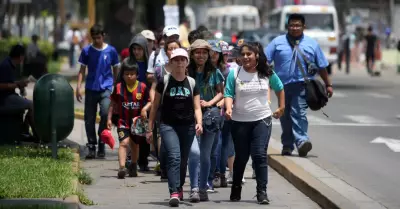 Clima de la primavera en el Per.