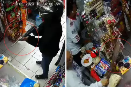 Mujer se defiende de robo en México.
