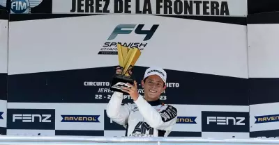 Promesa del automovilismo Andrés Cárdenas triunfa en Fórmula 4.