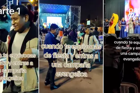 Hombre borracho se equivoca y termina en una campaa evanglica.