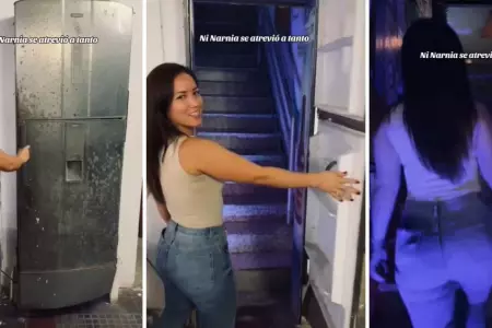 No es una refrigeradora! Revelan puerta peculiar de un bar en Tarapoto.