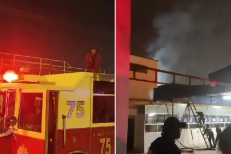 Incendio en hospital de Puente Piedra.