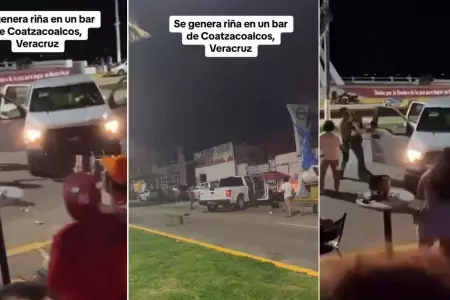 Mujer provoca enfrentamiento en un bar por sus celos.