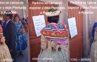 (Video) Inslito! Padrinos de boda dejan plantados a los novios: "Ser para la prxima"