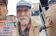 (Video) Ejemplar! Joven padre de familia ayuda a un anciano a subir a transporte pblico: "Ayuda de corazn"