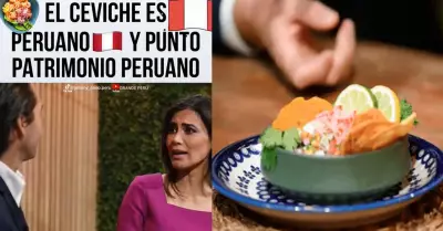 Periodista Vanessa Hauc deja en claro que el ceviche es 100% peruano.