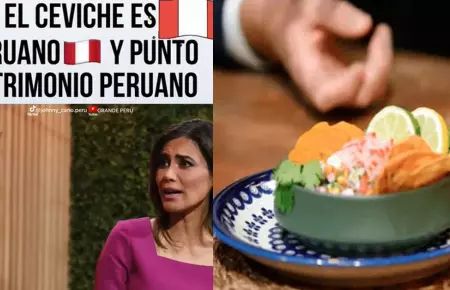 Periodista Vanessa Hauc deja en claro que el ceviche es 100% peruano.