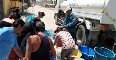 Habilitarn 102 puntos de distribucin de agua en Lima.